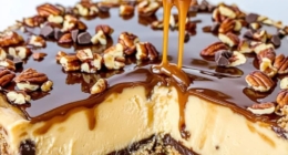 Turtle Cheesecake: A Decadent Combination of Caramel, Chocolate, and Pecans 19