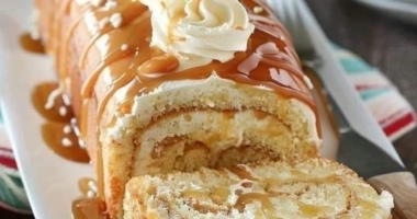 Caramel Swirl Birthday Cake Roll: A Festive Delight for Every Celebration! 1