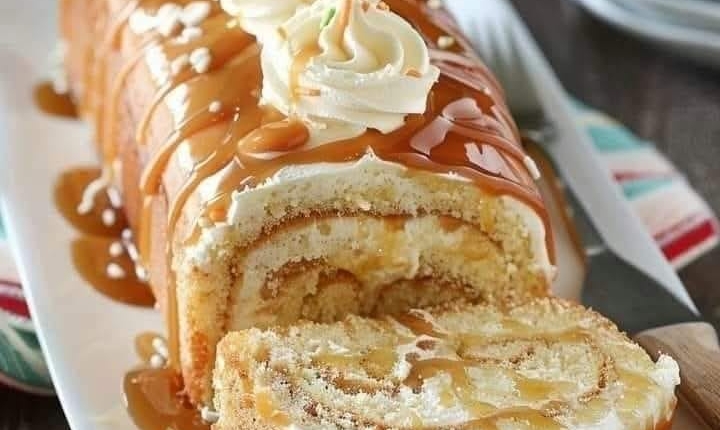 Caramel Swirl Birthday Cake Roll: A Festive Delight for Every Celebration! 1