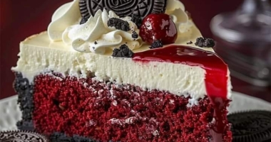 Oreo Red Velvet Cheesecake: A Decadent Fusion of Flavors 3