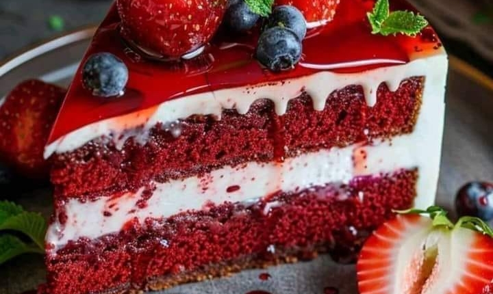 Strawberry Velvet Cake: A Luscious Treat for Berry Lovers 1