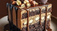 Reese's Peanut Butter Chocolate Cake Cheesecake Explosion: A Decadent Dessert for Chocolate and Peanut Butter Lovers 3