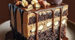 Reese's Peanut Butter Chocolate Cake Cheesecake Explosion: A Decadent Dessert for Chocolate and Peanut Butter Lovers 32