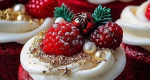 Mini Red Velvet Wreath Cakes: Festive Keto Treats 14