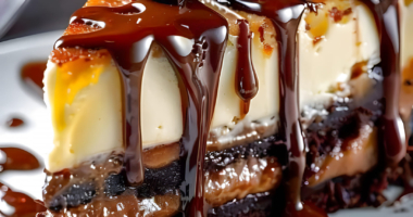 Caramel Brownie Cheesecake Bliss: The Ultimate Indulgence 3