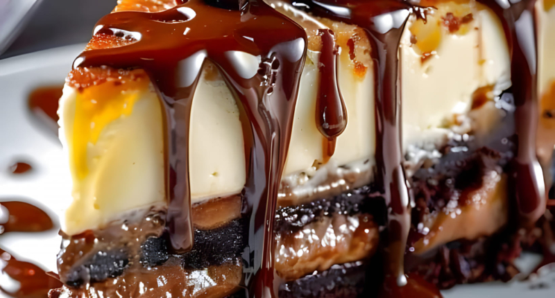 Caramel Brownie Cheesecake Bliss: The Ultimate Indulgence 1