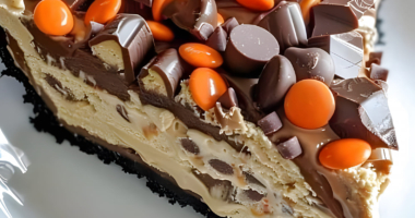 Giant Reese's Peanut Butter Cup Pie 1