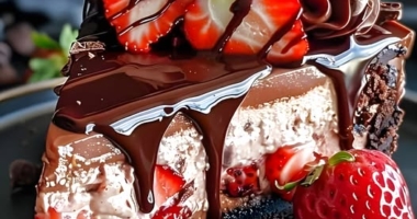 Chocolate Strawberry Cheesecake 17