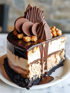 A Reese's Peanut Butter Chocolate Cake Cheesecake Extravaganza 5