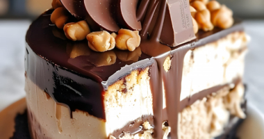 A Reese's Peanut Butter Chocolate Cake Cheesecake Extravaganza 1