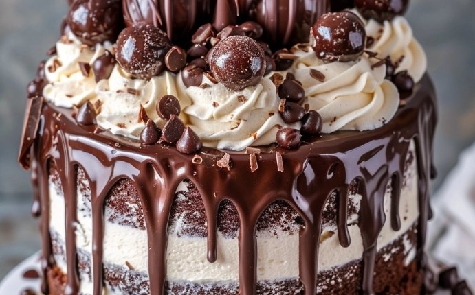 Ultimate Chocoholic's Dream Cake Recipe 1