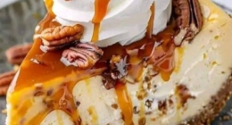 Luxurious Pecan Caramel Cheesecake 20