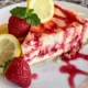 Lemon Strawberry Swirl Cheesecake 4