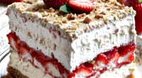 No-Bake Strawberry Cheesecake Lasagna 3