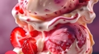 Strawberry Sensation Ice Cream: A Homemade Delight 3