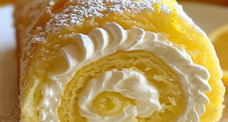 Lemon Cream Roll Cake Recipe: A Tangy Dessert Delight 1