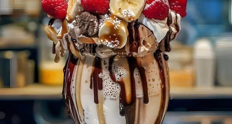 Ultimate Banana Split Milkshakes: A Sweet and Creamy Indulgence 1