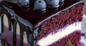 Blueberry Chocolate Lavender Dream Cake 13