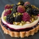 Elegant Blackberry Pistachio Tart 14