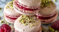 Luxurious Raspberry Pistachio Macarons Recipe 3