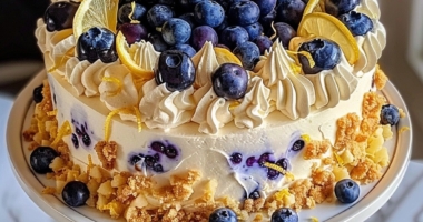 Lemon Blueberry Cheesecake Cake Recipe: A Fruity and Creamy Delight 5