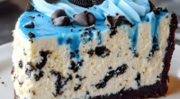 Cookie Monster Cheesecake 3