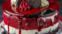 Red Velvet Oreo Cheesecake 3