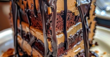 Heavenly Chocolate Peanut Butter Ooey Gooey Cake 1