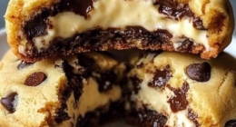 Cheesecake Stuffed Chocolate Chip Cookies 29