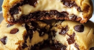 Cheesecake Stuffed Chocolate Chip Cookies 17