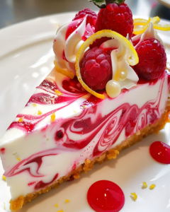 Divine Raspberry Marble Cheesecake: A Beautifully Swirled Dessert 5