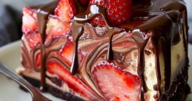 Chocolate Strawberry Swirl Cheesecake: A Luxurious Dessert Masterpiece 7