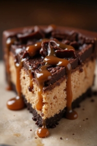 Caramel Chocolate Coffee Cheesecake 5