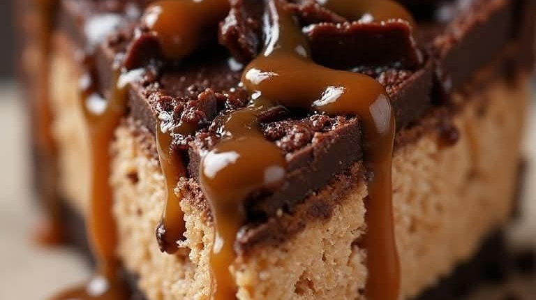 Caramel Chocolate Coffee Cheesecake 1