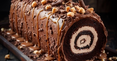 Chocolate Hazelnut Swiss Roll: A Decadent Dessert Delight 7