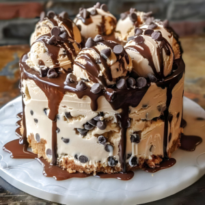 Chocolate Chip Cookie Dough Ice Cream Cake: A Decadent Duo 5