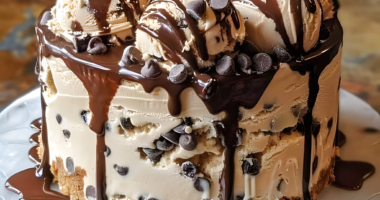 Chocolate Chip Cookie Dough Ice Cream Cake: A Decadent Duo 3