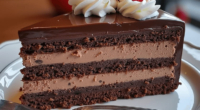 Triple Chocolate Mousse Cake Recipe 3