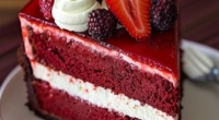 Red Velvet Strawberry Cheesecake 3