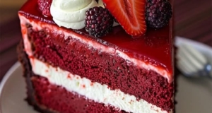 Red Velvet Strawberry Cheesecake 24