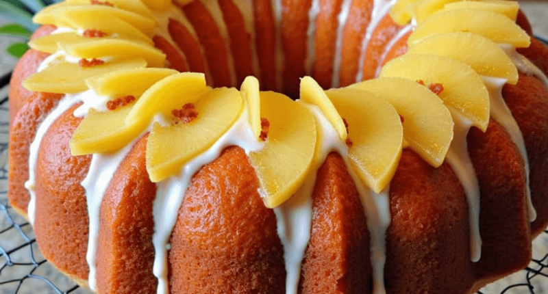 Pineapple Cream Cheese Pound Cake Recipe 1