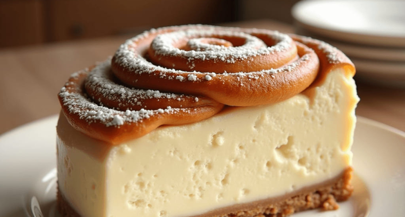 Cinnamon Roll Cheesecake Recipe 1