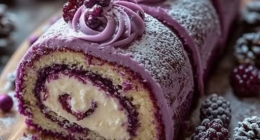 Purple Velvet Cake Roll 23