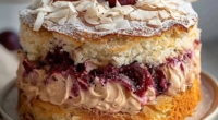 Louise Cake with Plum and Coconut: A Decadent Treat 3