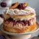 Louise Cake with Plum and Coconut: A Decadent Treat 18