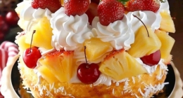 Tropical Strawberry Pineapple Shortcake: A Refreshing Summer Delight 14