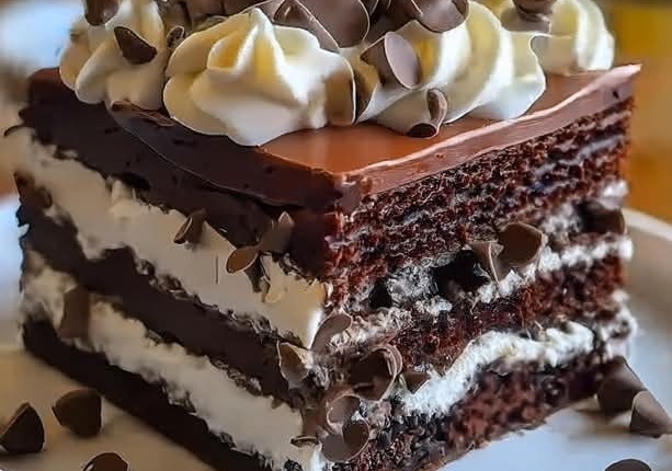 Decadent Chocolate Fudge Brownie Cake Recipe 1