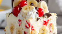 Heavenly No-Bake Banana Split Cheesecake: A Tropical Dessert Delight 3