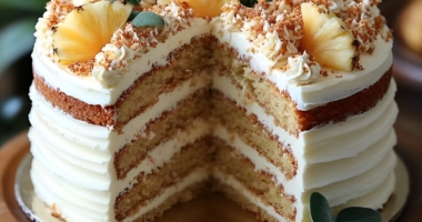 Hawaiian Carrot Pineapple Cake Recipe 1