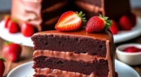 Chocolate Cake with Fresh Strawberry Filling: A Celebration of Flavor 3